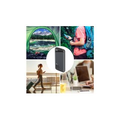 Goobay Powerbank 10000mAh Black - High Capacity, Fast Charging, Perfect for On-the-Go!